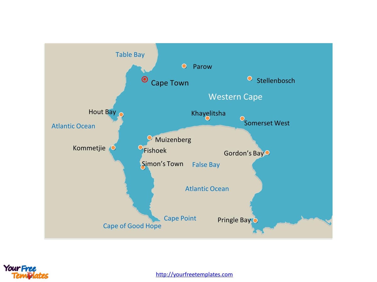 mapa cape se nadam