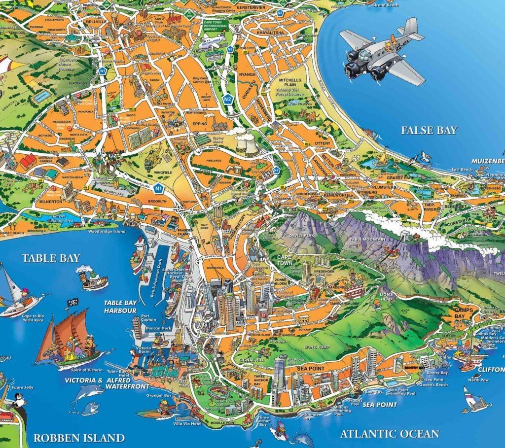 karta u Cape Town-u luku