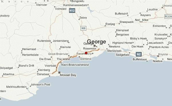 mapa george Cape Town