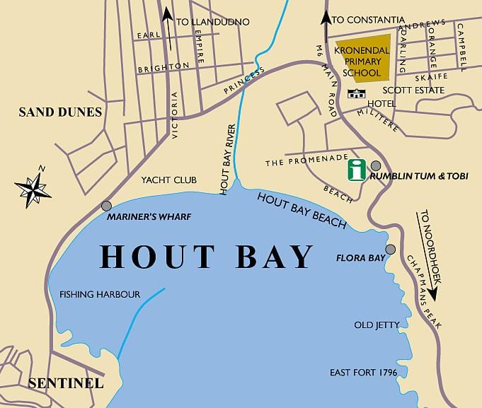 mapa hout bay mapu Cape Town