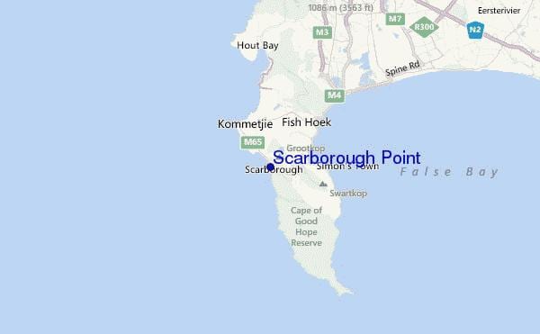 karta iz scarborough Cape Town