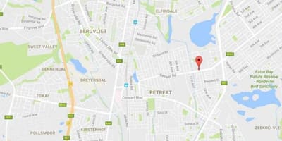 Mapa bergvliet Cape Town
