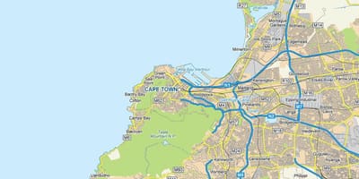Karta za Cape Town erf