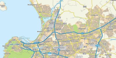Mapa edgemead Cape Town