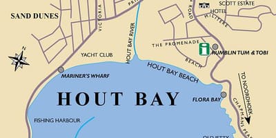 Mapa hout bay mapu Cape Town