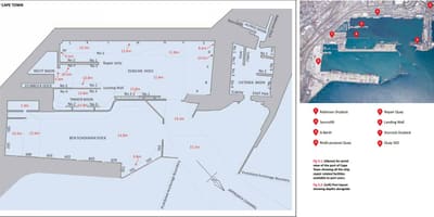 Mapa luku od Cape Town
