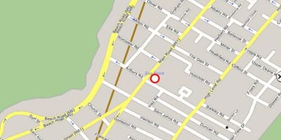 Mapa more trenutku Cape Town
