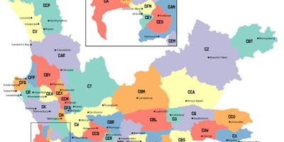 Mapi zapadne cape predgrađa