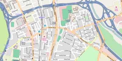 Mapa mowbray u Cape Town