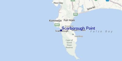 Karta iz scarborough Cape Town