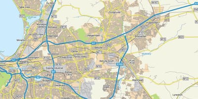Mapa ulice mapu bellville Cape Town